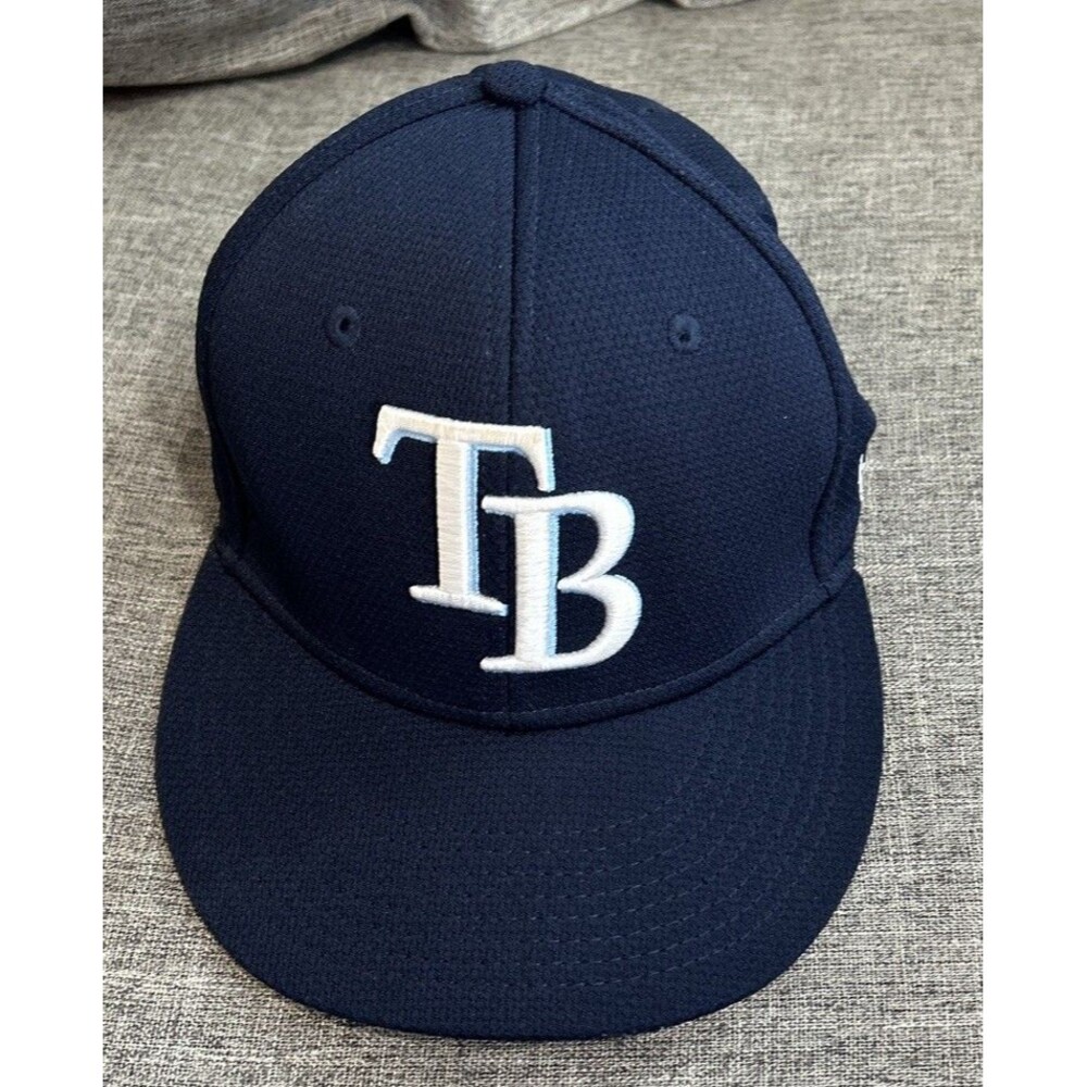 OC Sports Tampa Bay Rays Hat Flat Bill OC Sports Adjustable Blue YOUTH ONE SIZE